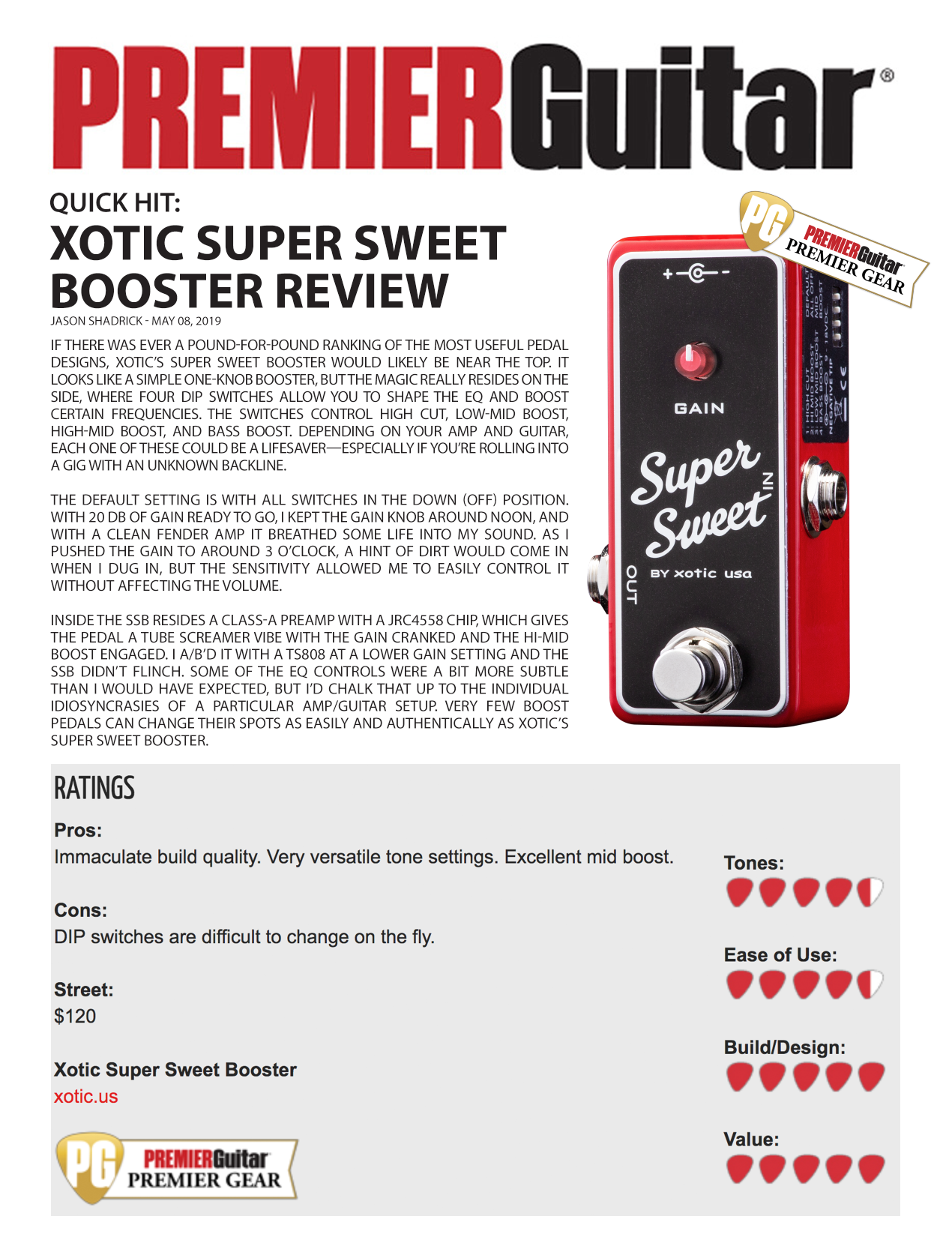 Super Clean Buffer // Super Sweet Booster – Xotic California