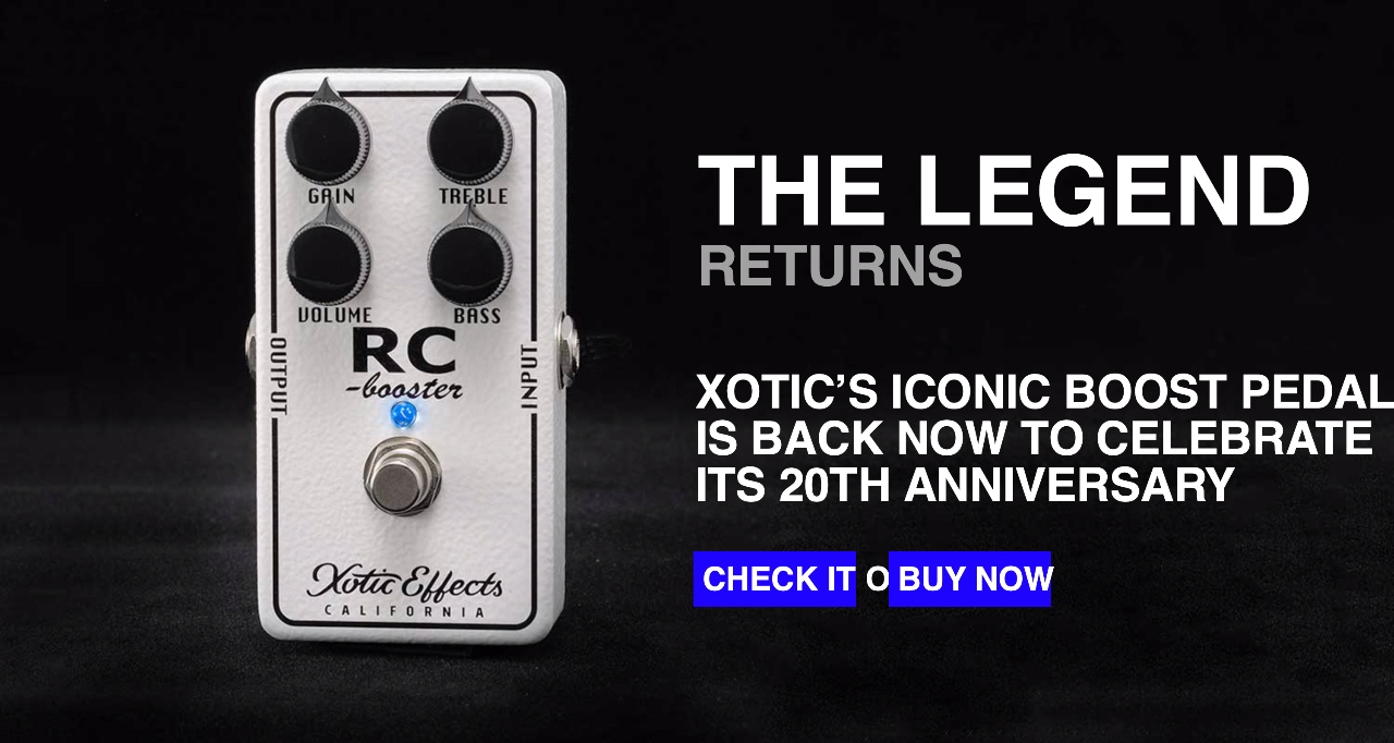 特価窓口XOTIC RC booster 20周年モデル ギター